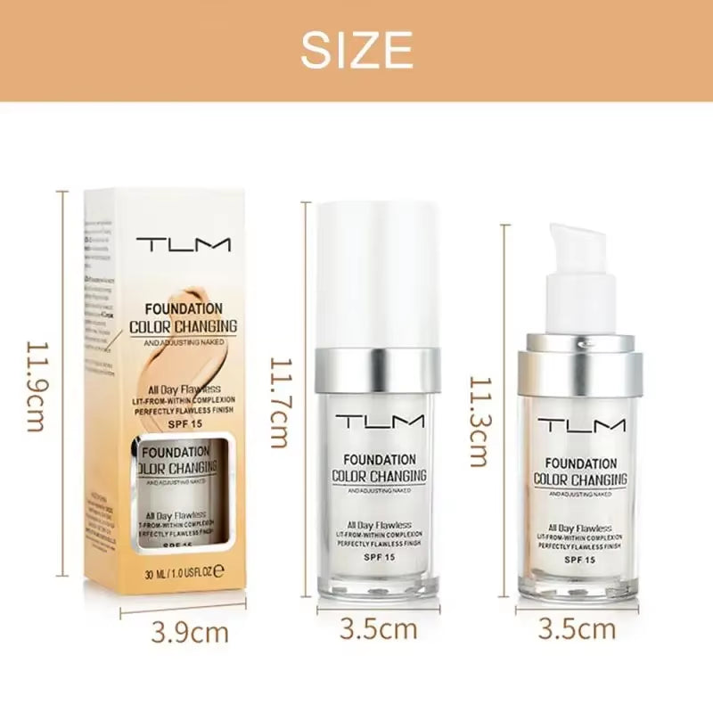 Cosmetics Foundation Magic Color Changing Foundation Liquid Soft Matte Longlasting Hydrating Makeup Base Maquiagem Wholesale