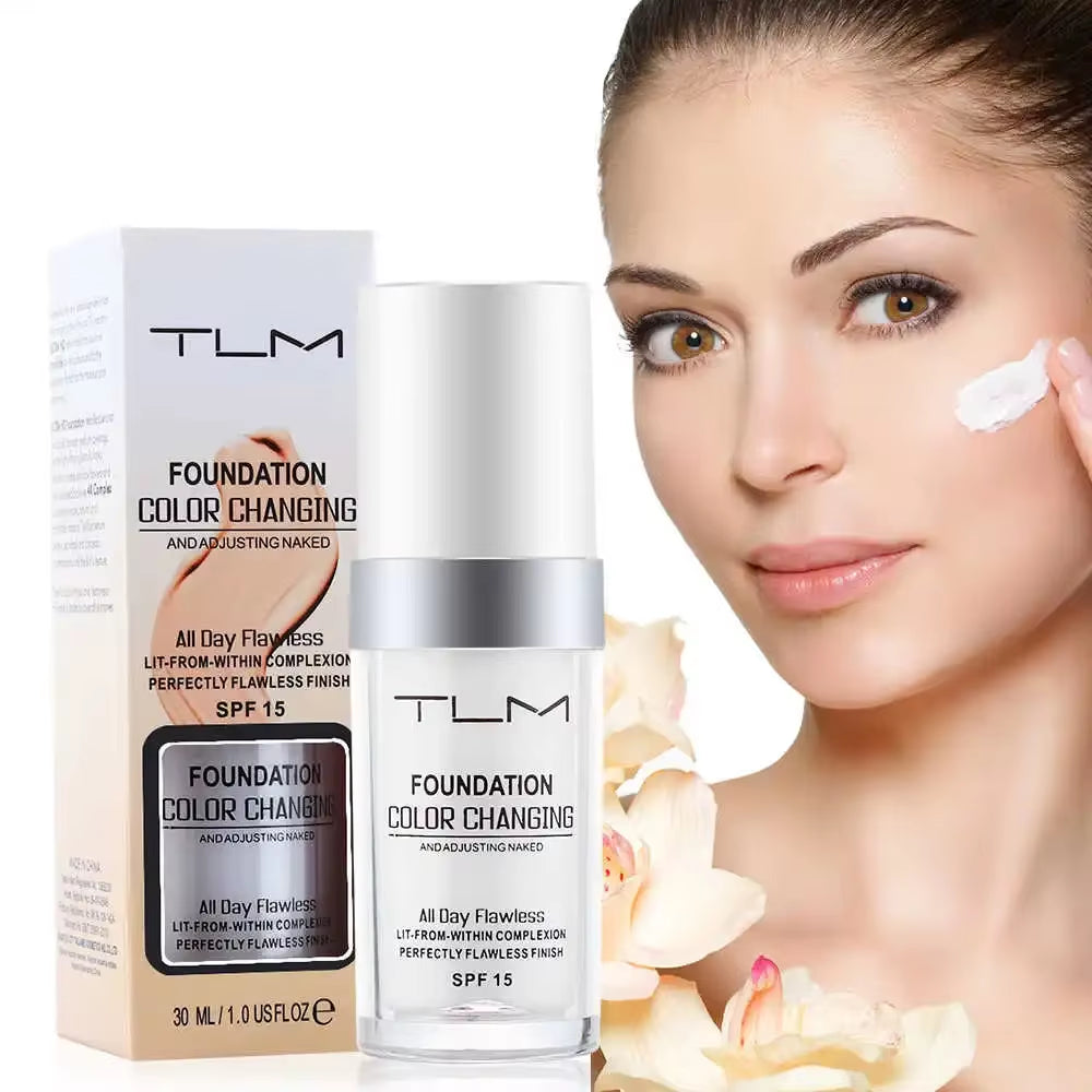 Cosmetics Foundation Magic Color Changing Foundation Liquid Soft Matte Longlasting Hydrating Makeup Base Maquiagem Wholesale