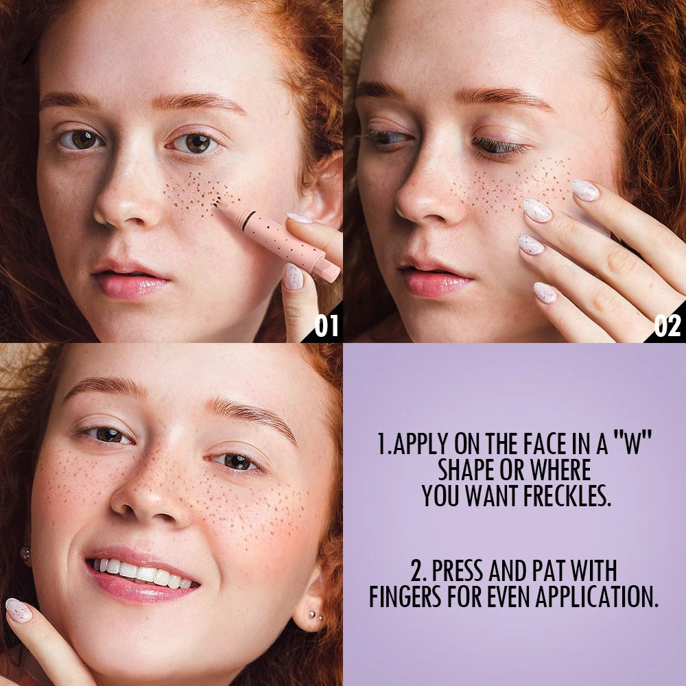 Natural Simulation Freckle Pen Color Waterproof Concealer Easy Color Freckle Dot Pen Makep Tool Cosmetic Fake Freckles Pen
