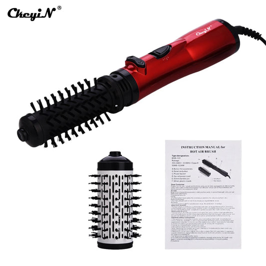 Straightening Brush Electric Hair Brushes Automatic Rotating Blow Dryer Blower Hair Curler Combs Salon Styling