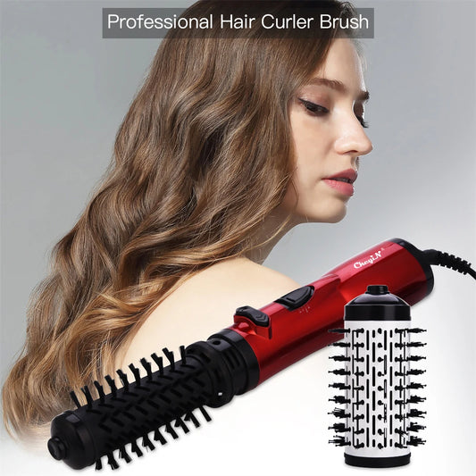 Straightening Brush Electric Hair Brushes Automatic Rotating Blow Dryer Blower Hair Curler Combs Salon Styling